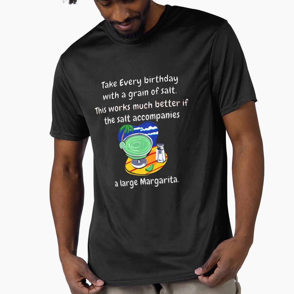 Funny Sarcastic Humor Take Every Birthday With A Grain Of Salt by fantasticdesign