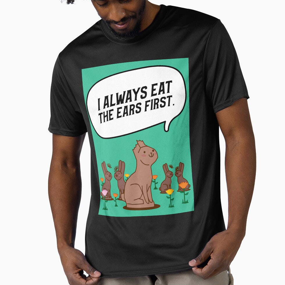I Always Eat the Ears First Easter Bunny design by boopsblunt T-Shirts, Hoodie, Sweatshirt | BlankRebels.com (Image 1)