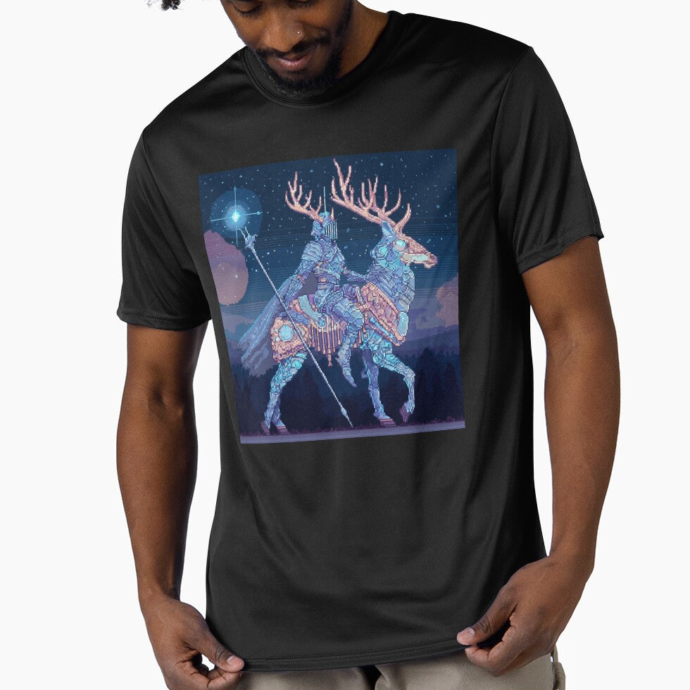 Space Knight Pixel Art by Kaos-Bit T-Shirts, Hoodie, Sweatshirt | BlankRebels.com (Image 1)