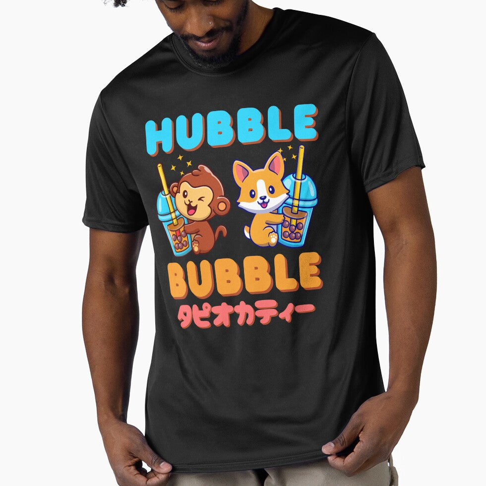 kawaii bubble tea of monkey and shiba inu by Aviartz01 T-Shirts, Hoodie, Sweatshirt | BlankRebels.com (Image 1)