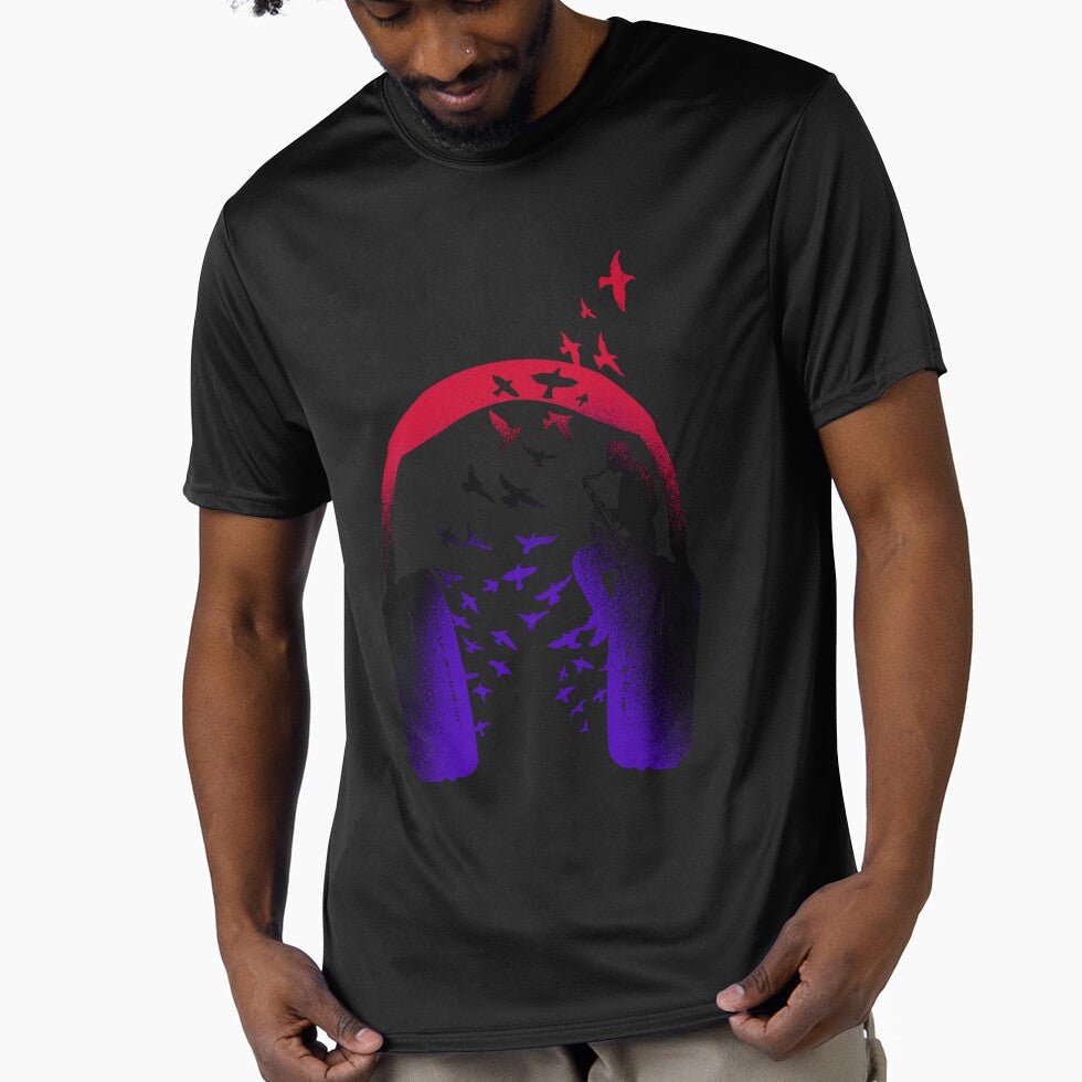 Headphone Music Saxophone by barmalisiRTB T-Shirts, Hoodie, Sweatshirt | BlankRebels.com (Image 1)