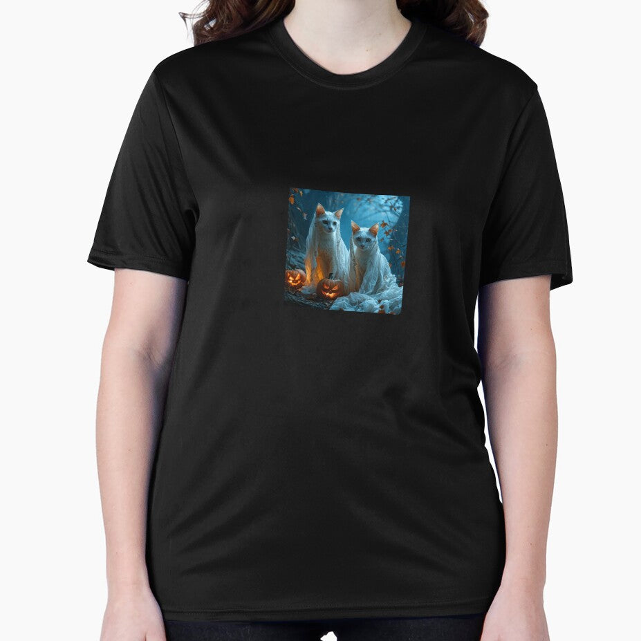 Ghost Cats for Halloween by BuffaloCoffee T-Shirts, Hoodie, Sweatshirt | BlankRebels.com (Image 2)