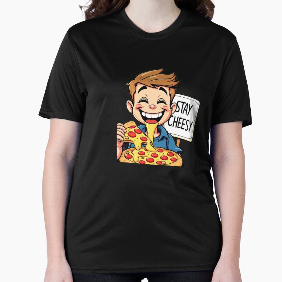 Stay Cheesy Funny Pop Art Collection by SaucyFoodTruck T-Shirts, Hoodie, Sweatshirt | BlankRebels.com (Image 2)