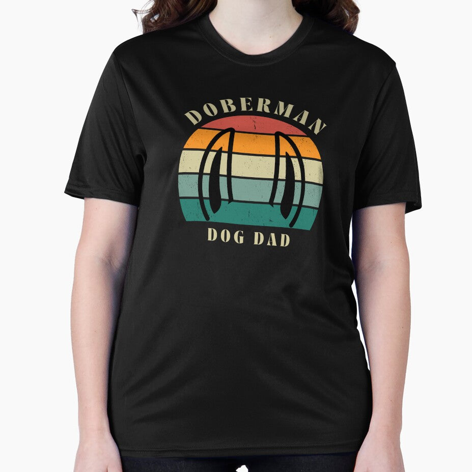 Natural ear doberman Dog Dad 90s Retro by myrll T-Shirts, Hoodie, Sweatshirt | BlankRebels.com (Image 2)