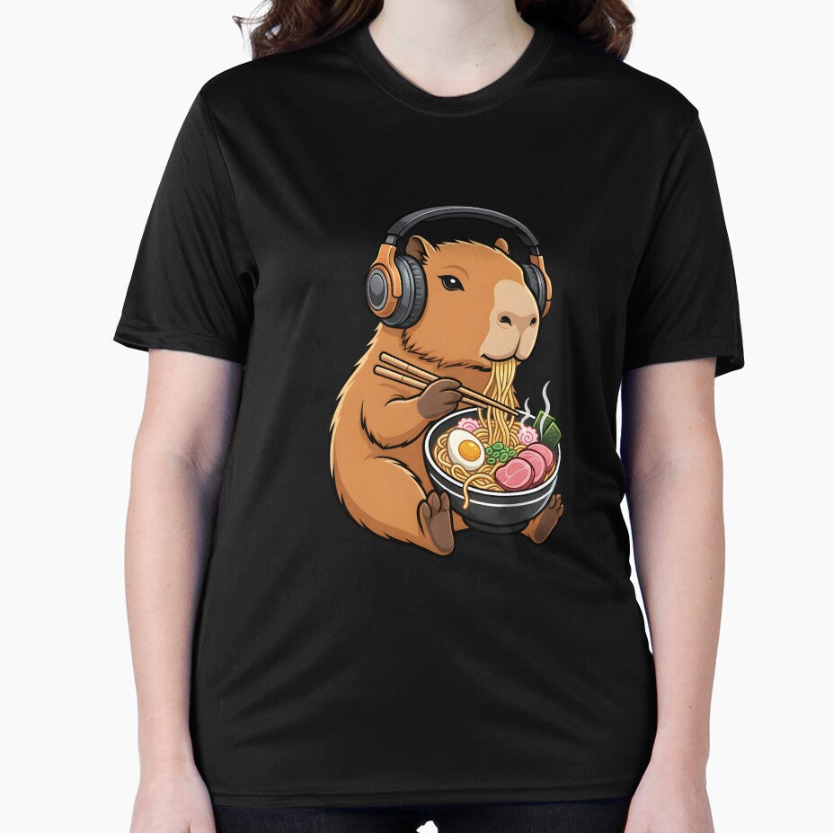 Lo-Fi Chill Capybara Ramen by Nocturnal-Vines T-Shirts, Hoodie, Sweatshirt | BlankRebels.com (Image 2)