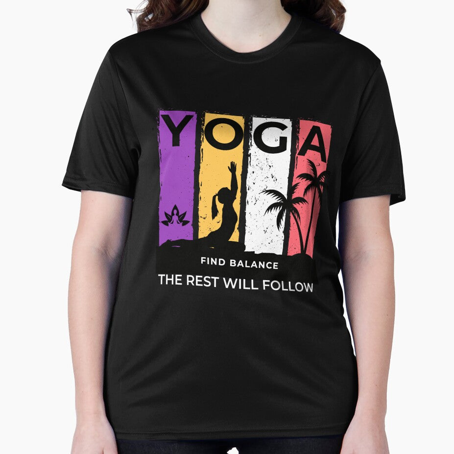 Find balance and the rest will follow - Yoga design by DY5-global T-Shirts, Hoodie, Sweatshirt | BlankRebels.com (Image 2)