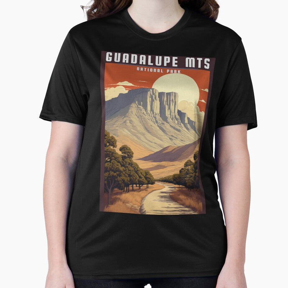 Guadaluper MTS National Park Sunset by WanderlustArtsy T-Shirts, Hoodie, Sweatshirt | BlankRebels.com (Image 2)