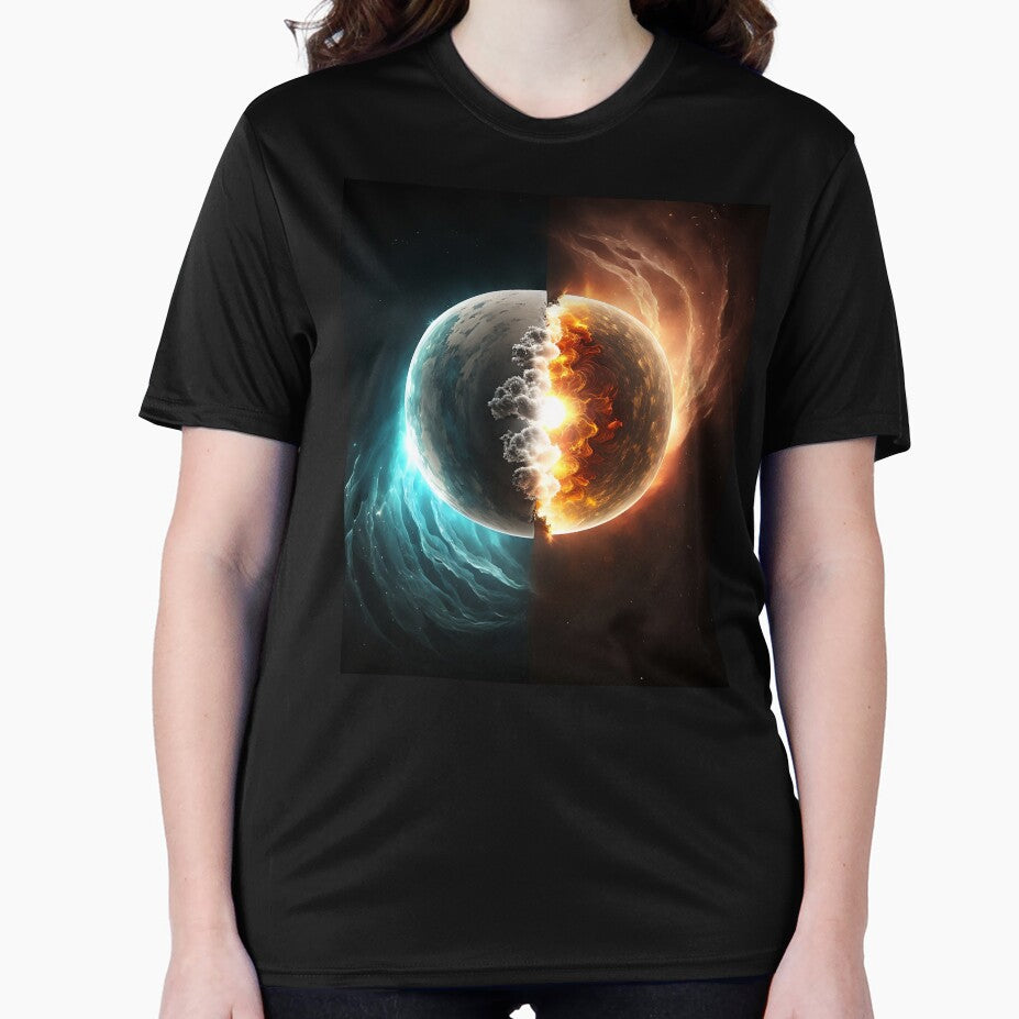 Collision of two planets by AloneARTS T-Shirts, Hoodie, Sweatshirt | BlankRebels.com (Image 2)