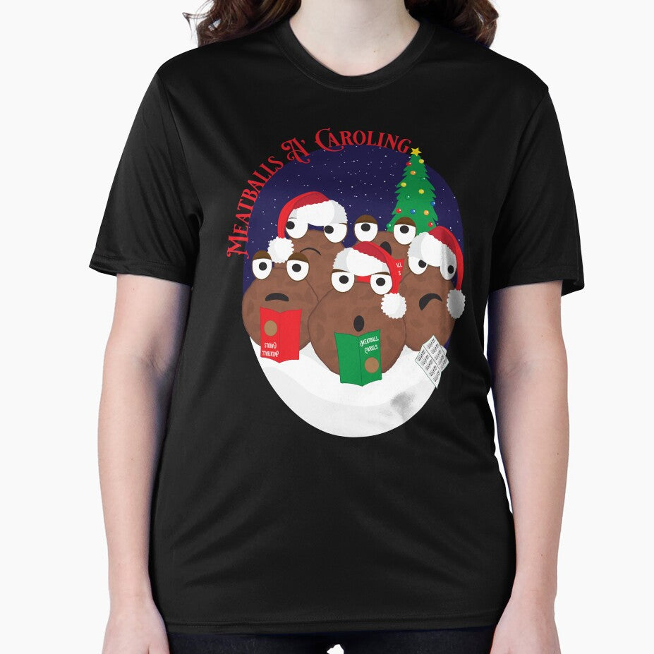 Meatballs A' Caroling by Artist of One T-Shirts, Hoodie, Sweatshirt | BlankRebels.com (Image 2)