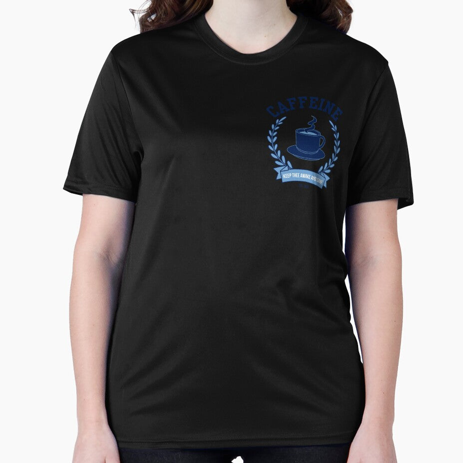 Graduate of Caffeine University, Keep Thee Awake and Sane - Funny Schoool Style Design for Coffee and Tea... (Image 2)