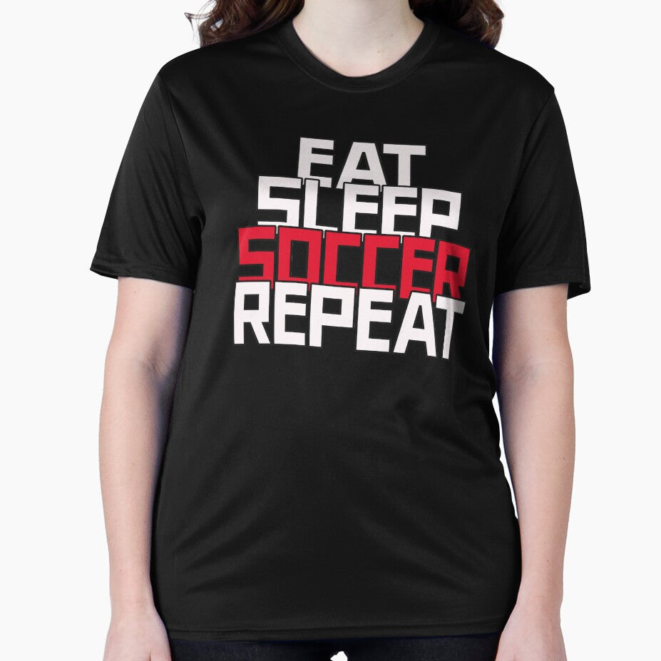Eat Sleep Soccer Repeat | Football Vibe by niclothing