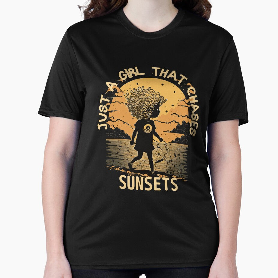 Just A Girl That Chases Sunsets by From-95 T-Shirts, Hoodie, Sweatshirt | BlankRebels.com (Image 2)