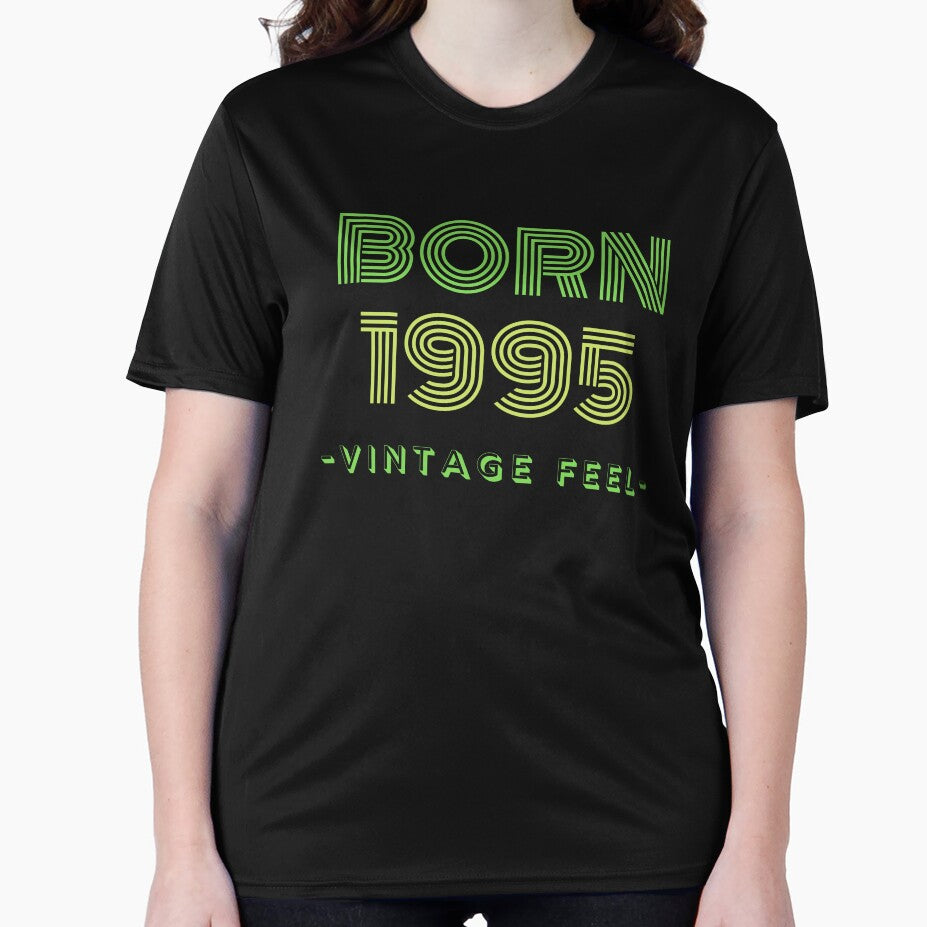 Vintage Feel Born in 1995 by Josh Ajay Designs T-Shirts, Hoodie, Sweatshirt | BlankRebels.com (Image 2)