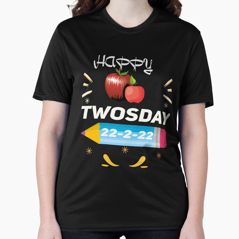 happy twosday tuesday,colorful pen by fatydesignspace T-Shirts, Hoodie, Sweatshirt | BlankRebels.com (Image 2)