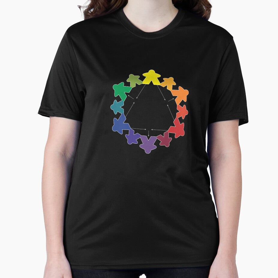 Chromatic Meeple by AventurerosLúdicos T-Shirts, Hoodie, Sweatshirt | BlankRebels.com (Image 2)