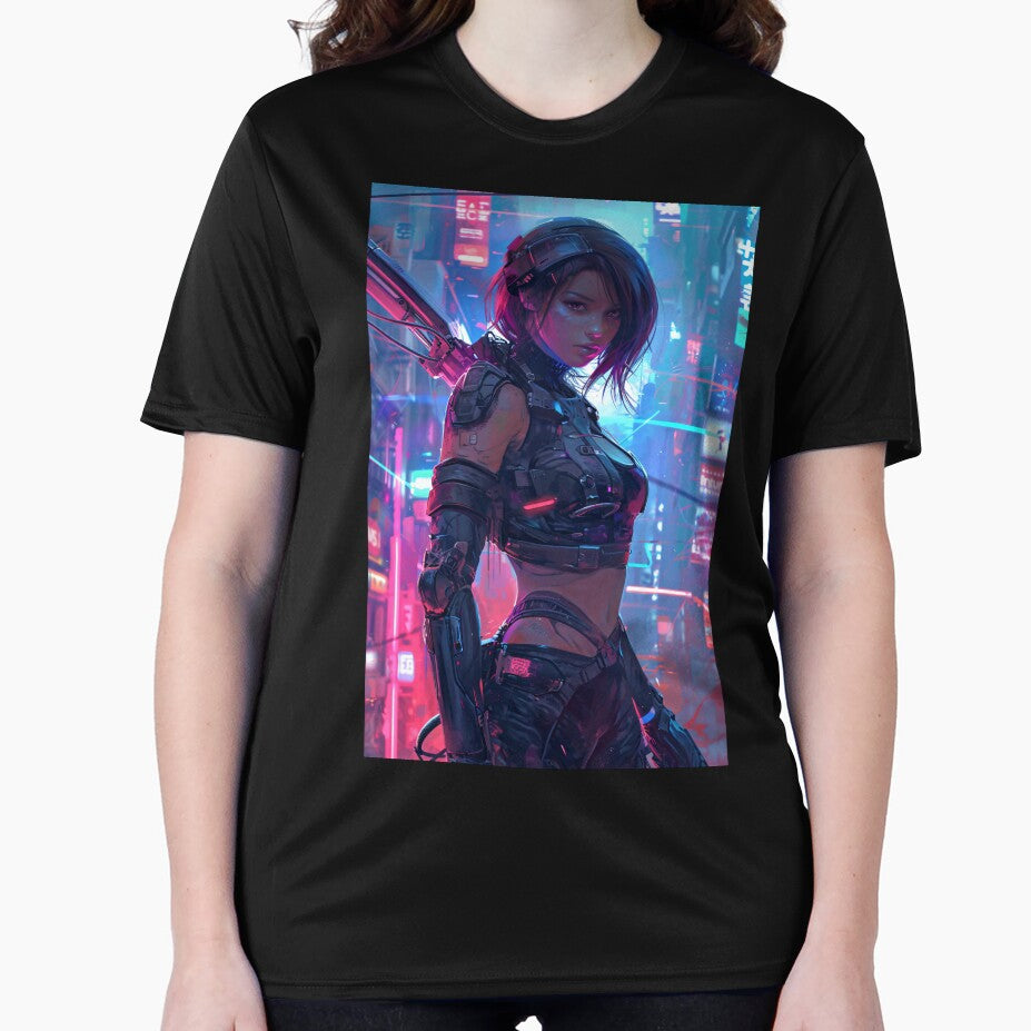 Cyberpunk Battle Warrior by Dannypryce T-Shirts, Hoodie, Sweatshirt | BlankRebels.com (Image 2)