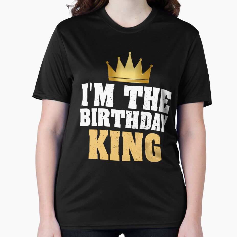 I'm The Birthday King Cool Couples Matching Birthday Party by millionair3 T-Shirts, Hoodie, Sweatshirt (Image 2)