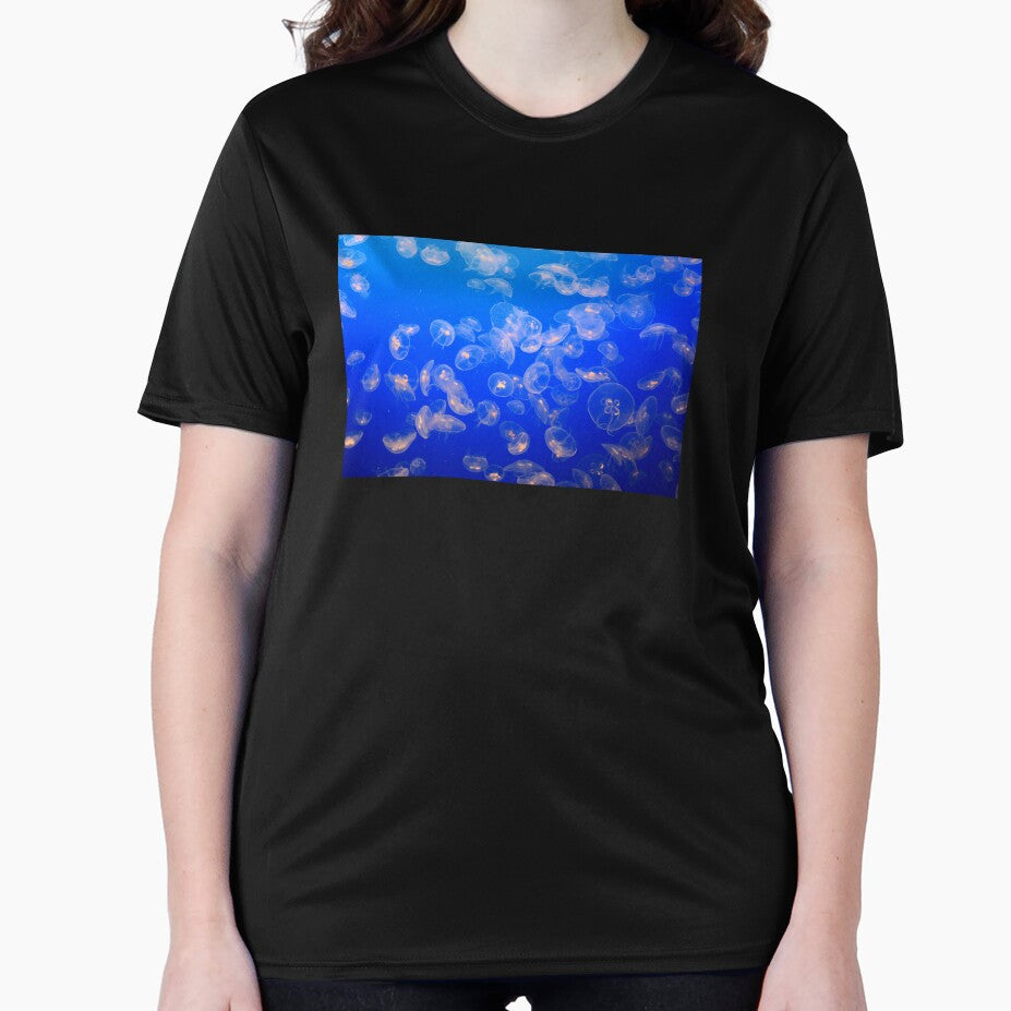 Underwater Scene of Jellyfish by madtoyman T-Shirts, Hoodie, Sweatshirt | BlankRebels.com (Image 2)