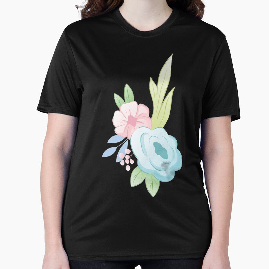 cute flower watercolor by nedal1979 T-Shirts, Hoodie, Sweatshirt | BlankRebels.com (Image 2)