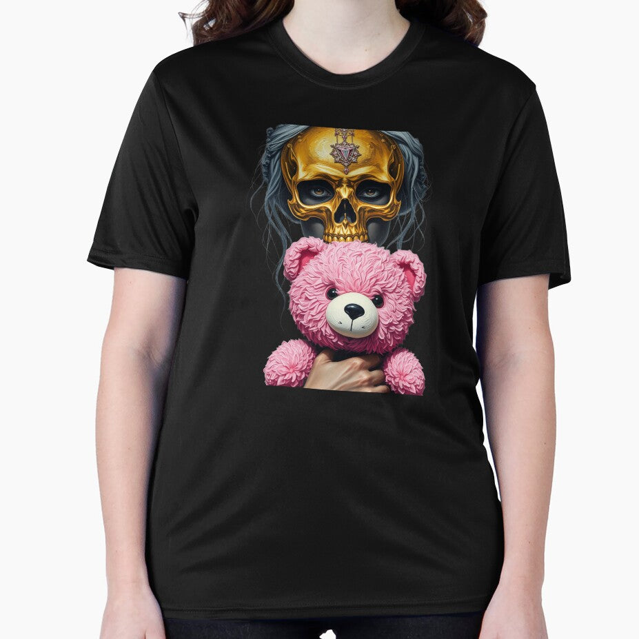 Women with gold skull head | pop Art teddy Bear by TaliaShin T-Shirts, Hoodie, Sweatshirt | BlankRebels.com (Image 2)