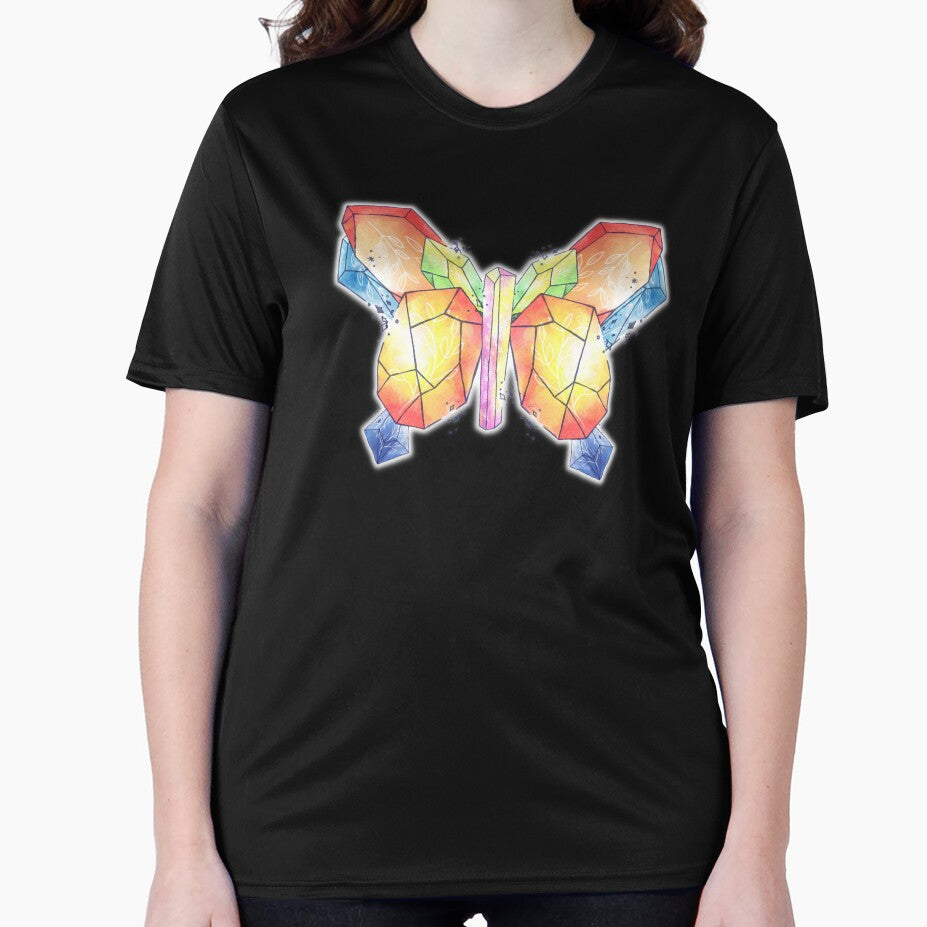 Healing Crystal Butterfly by nanogarbanzo T-Shirts, Hoodie, Sweatshirt | BlankRebels.com (Image 2)