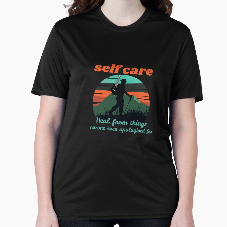 Mental Health Self Care Guitar Therapy by TrilbyTeeShop T-Shirts, Hoodie, Sweatshirt | BlankRebels.com (Image 2)