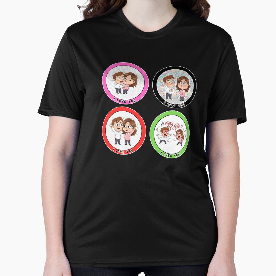 Funny Couple Stickers Pack – Love, Fights & Romance by XIloveyouX T-Shirts, Hoodie, Sweatshirt | BlankRebels.com (Image 2)