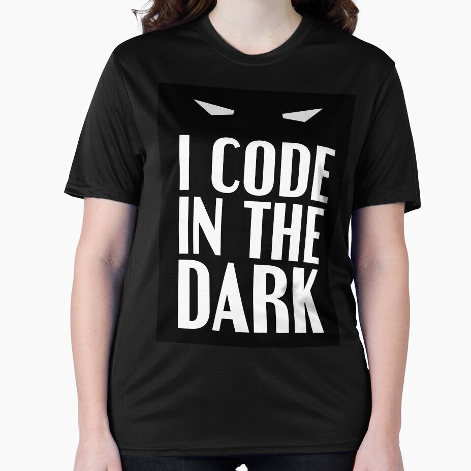 I Code in the Dark, funny coding gift, Programming Humor by LostTraveller
