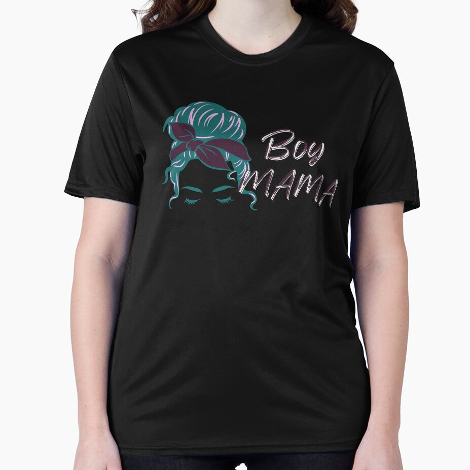 Messy Bun Boy Mama by Rally-Girl T-Shirts, Hoodie, Sweatshirt | BlankRebels.com (Image 2)