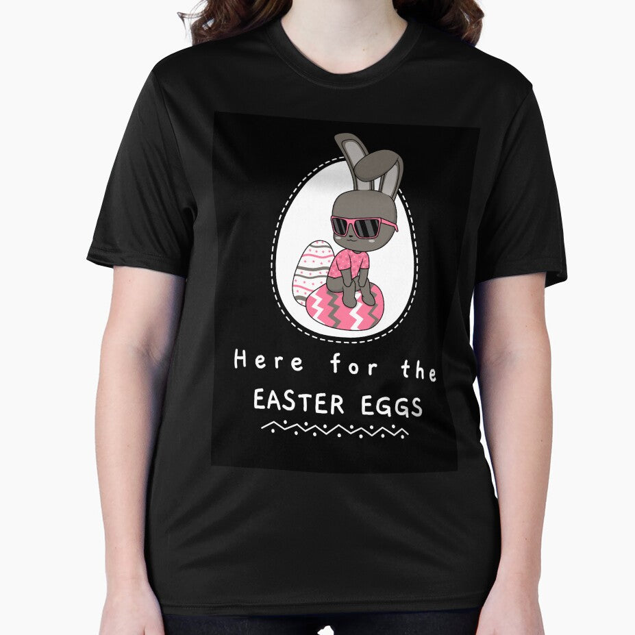 Here for the Easter Eggs Easter Bunny design by boopsblunt T-Shirts, Hoodie, Sweatshirt | BlankRebels.com (Image 2)