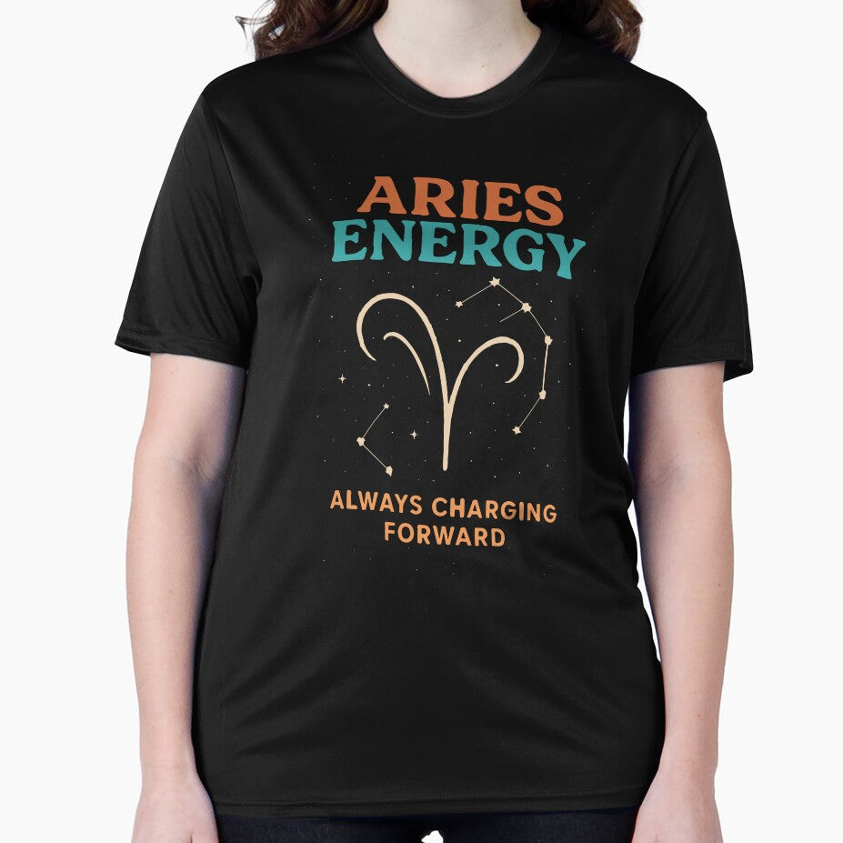 Aries Energy – Retro Minimalist Zodiac Design by Mehmet Hanifi Ekşi T-Shirts, Hoodie, Sweatshirt | BlankRebels.com (Image 2)