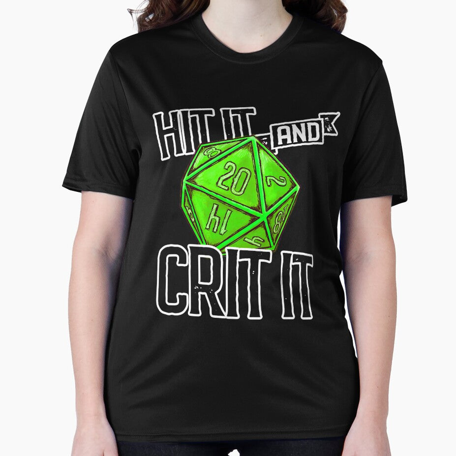 Hit It & Crit It -  Ooze D20 by RoamingGeek T-Shirts, Hoodie, Sweatshirt | BlankRebels.com (Image 2)