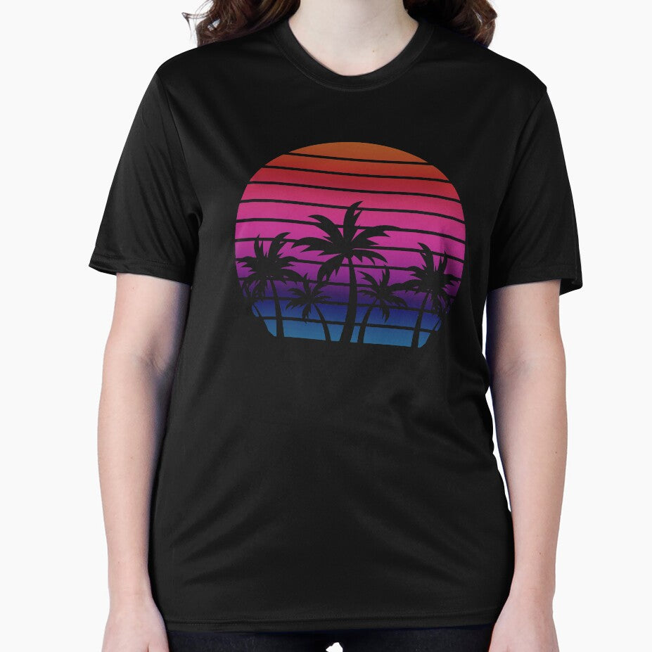 Palm Tree Silhouetted Sunset by Felicity-K T-Shirts, Hoodie, Sweatshirt | BlankRebels.com (Image 2)