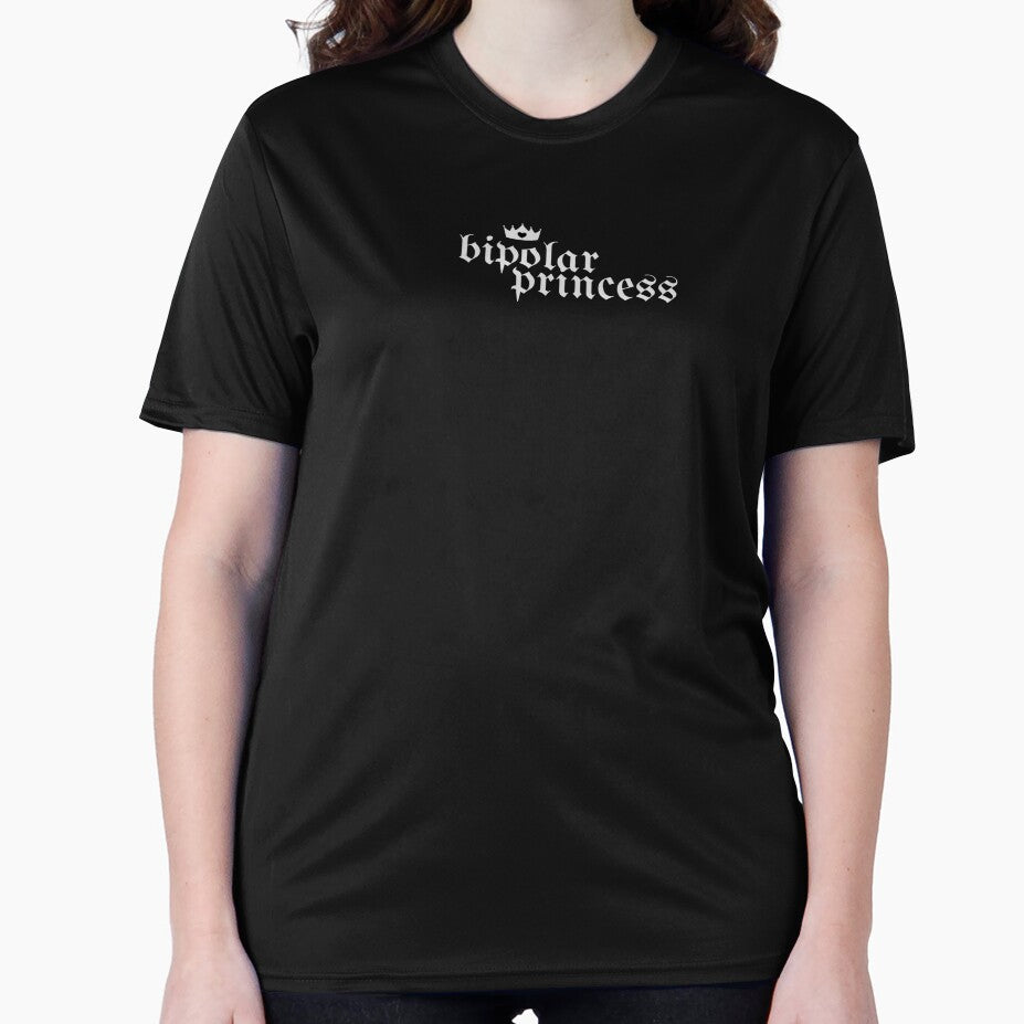 bipolar princess white quote by Ninjakandy T-Shirts, Hoodie, Sweatshirt | BlankRebels.com (Image 2)