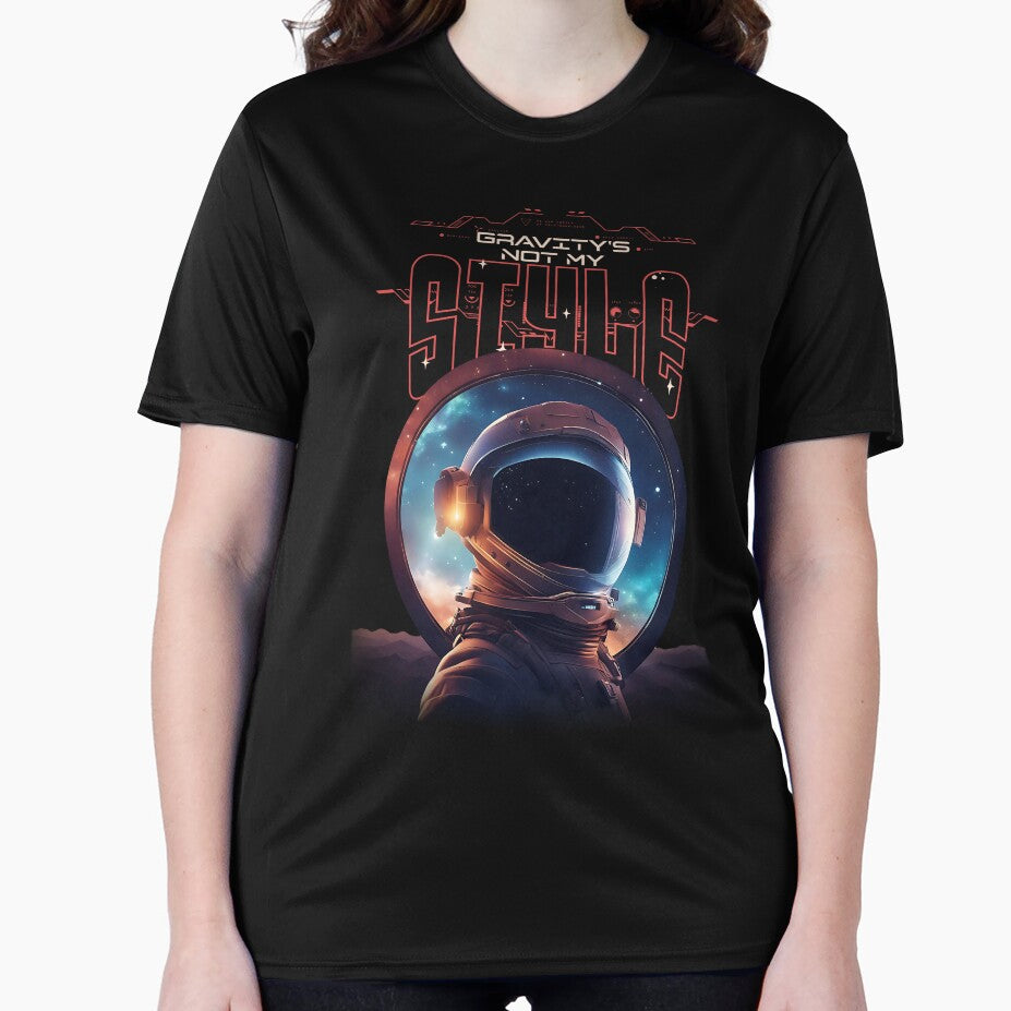 astronaut-"gravity's not my style" by Galactic-Paints T-Shirts, Hoodie, Sweatshirt | BlankRebels.com (Image 2)