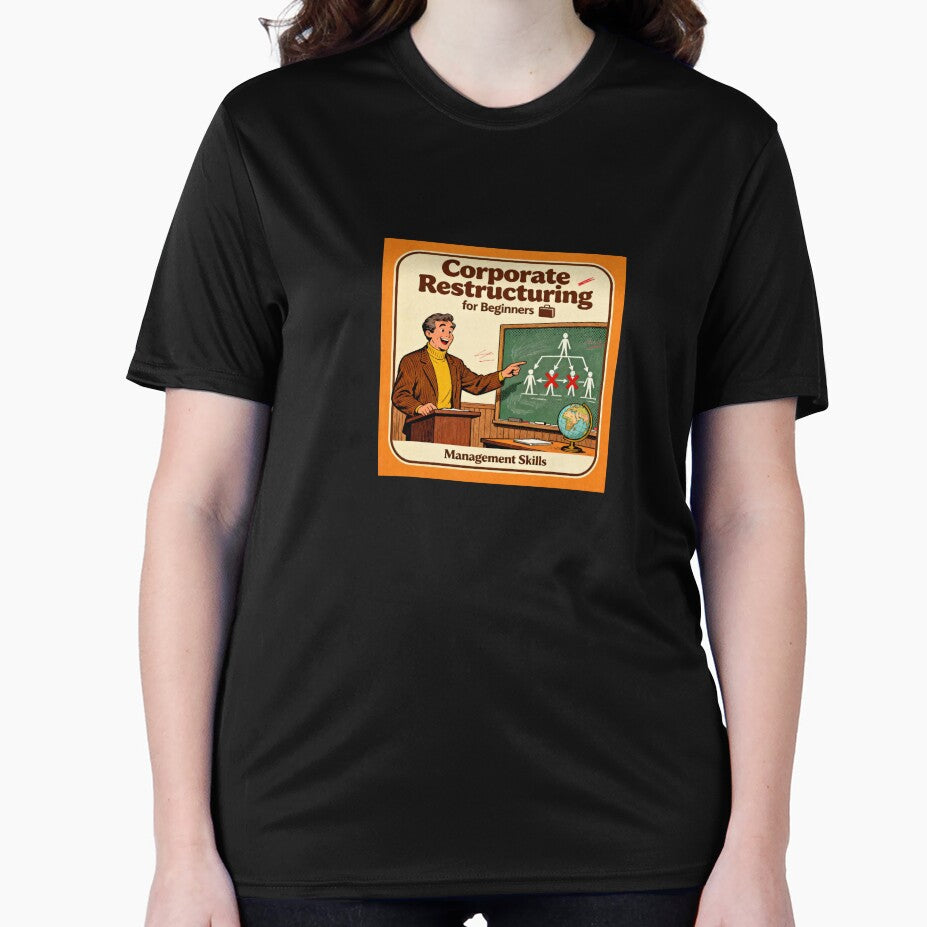 Corporate Restructuring Retro Office - Dark Humor Art by PictorialWhimsy T-Shirts, Hoodie, Sweatshirt (Image 2)