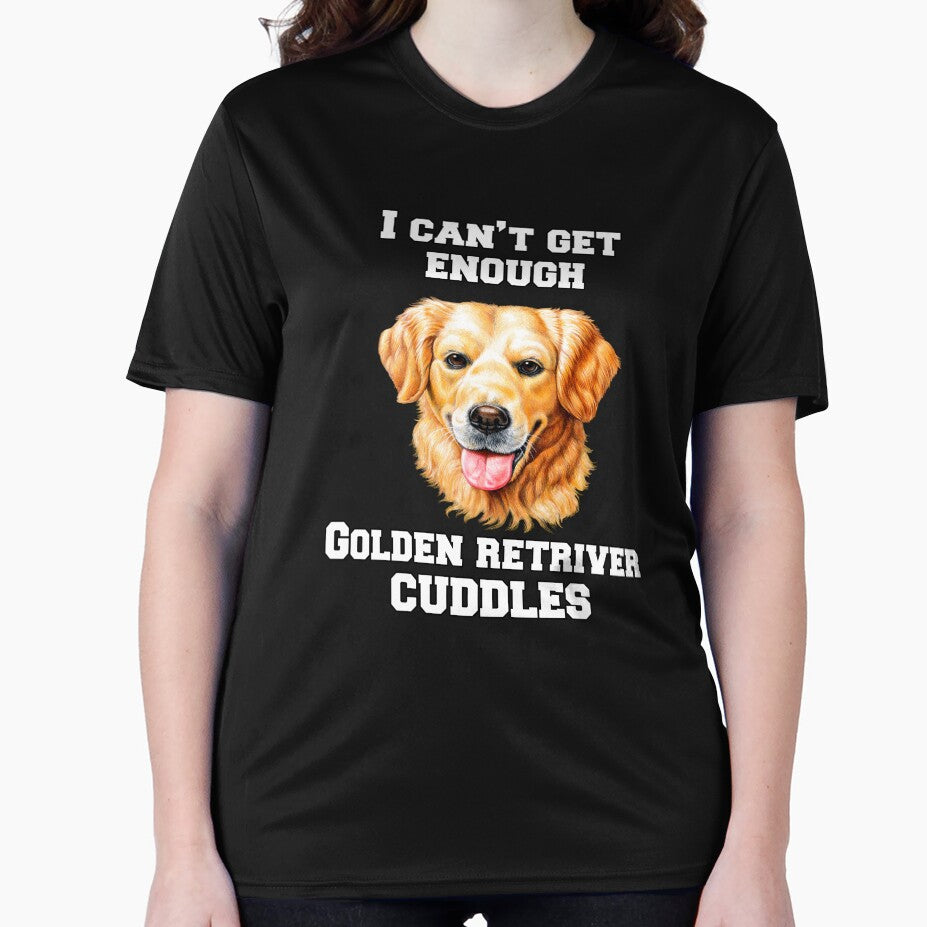 Golden Retriever Dog Pet Owner I Can't Get Enough Golden Retriever Cuddles by fantasticdesign T-Shirts, Hoodie,... (Image 2)