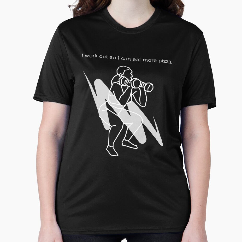I work out so I can eat have more pizza funny tshirt for gym freaks by SKKtees22 Hoodie, Sweatshirt (Image 2)