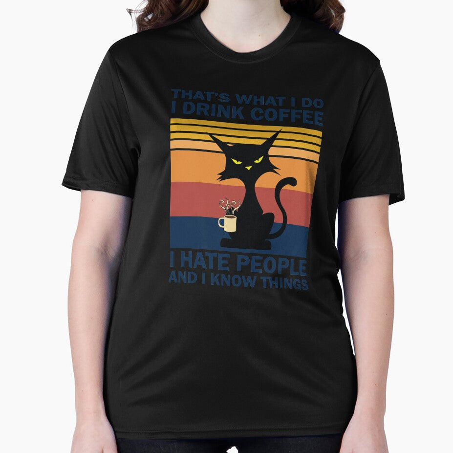 Funny black cat sarcastic gift for cat people by BRtisticDesigns T-Shirts, Hoodie, Sweatshirt | BlankRebels.com (Image 2)
