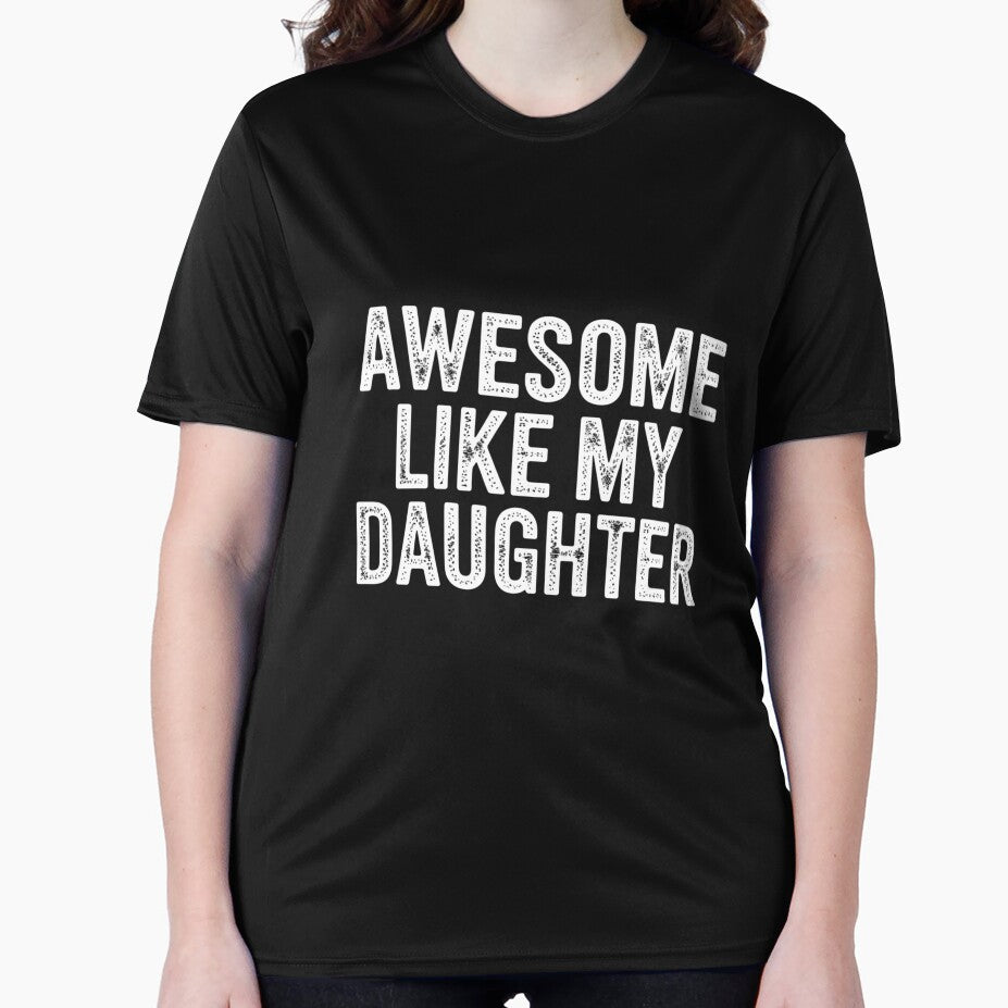 Awesome Like My Daughter Fathers Day by LUCKYJEFFREY T-Shirts, Hoodie, Sweatshirt | BlankRebels.com (Image 2)