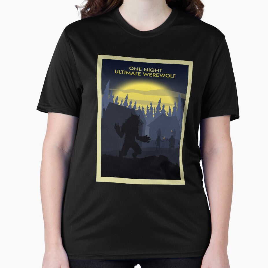 One Night Ultimate Werewolf - Board Game - Minimalist Travel Poster Style - Board Games Art by MeepleDesign... (Image 2)