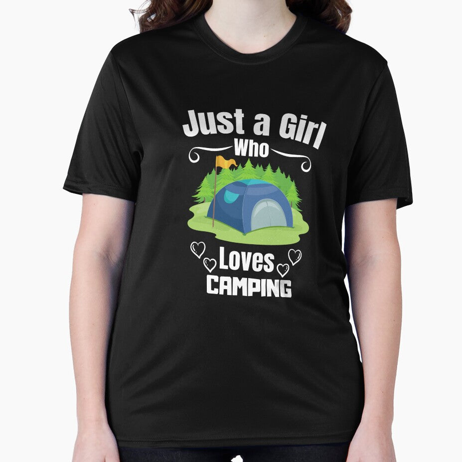 Just Girl Who Loves Camping #03 T-Shirts, Hoodie, Sweatshirt