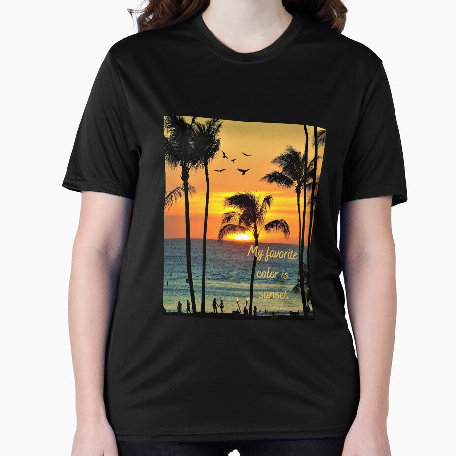 My favorite color is sunset by InDulGens T-Shirts, Hoodie, Sweatshirt | BlankRebels.com (Image 2)