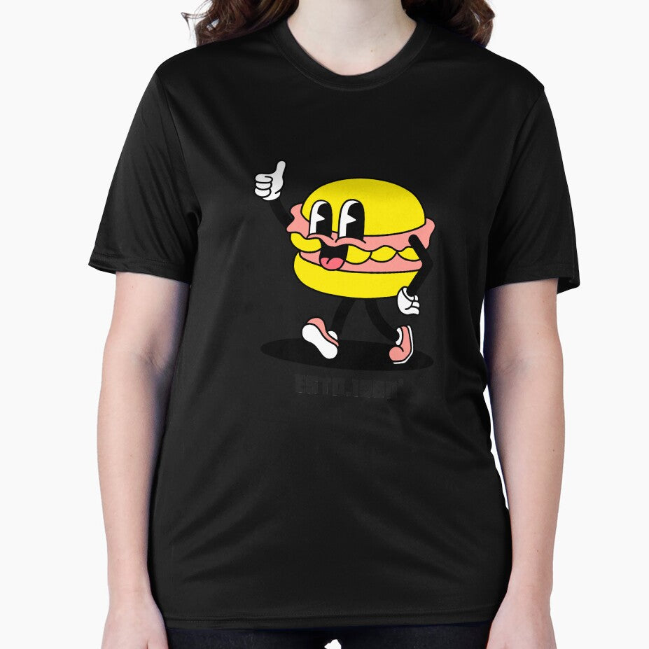 Funny ested 1980's King Burger Thumbs Up While Walking by micreations T-Shirts, Hoodie, Sweatshirt (Image 2)