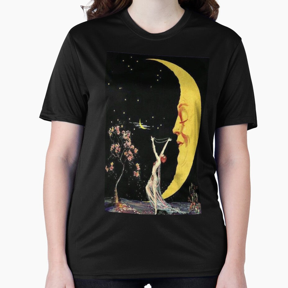 lady and the moon by glden T-Shirts, Hoodie, Sweatshirt | BlankRebels.com (Image 2)