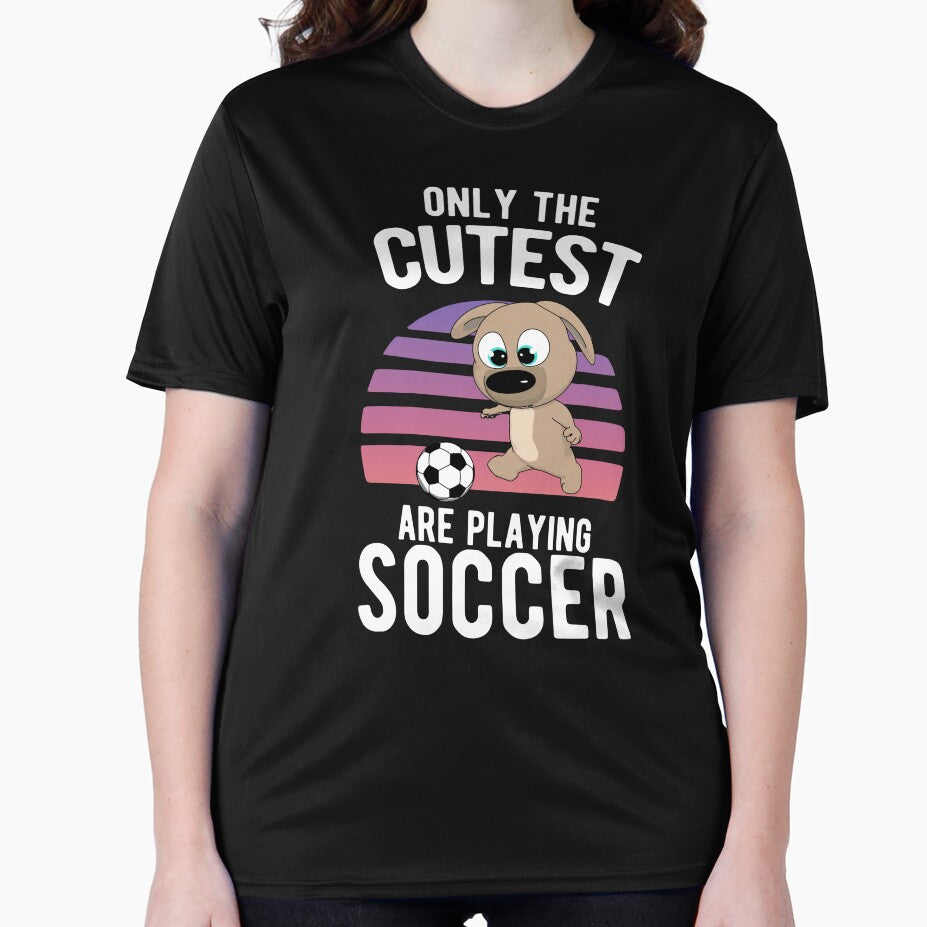 Only The Cuttes Play Soccer - Pup Kick The Ball by onicon