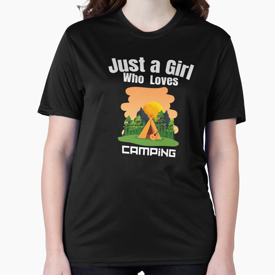 Just a Girl Who loves Camping by WaguinhoTex T-Shirts, Hoodie, Sweatshirt | BlankRebels.com (Image 2)