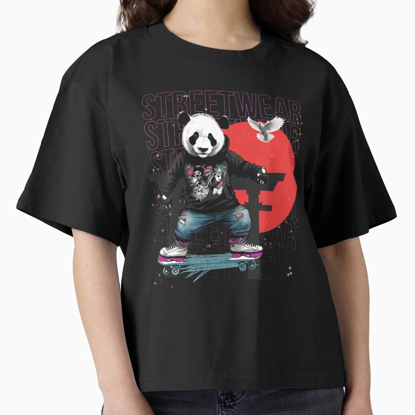 Punk Panda on Skate by Toy Fan TV T-Shirts, Hoodie, Sweatshirt | BlankRebels.com (Image 1)