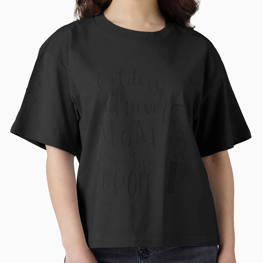 Golden Retriever Mom This Is How I Roll by GoldenWoofs T-Shirts, Hoodie, Sweatshirt | BlankRebels.com (Image 1)