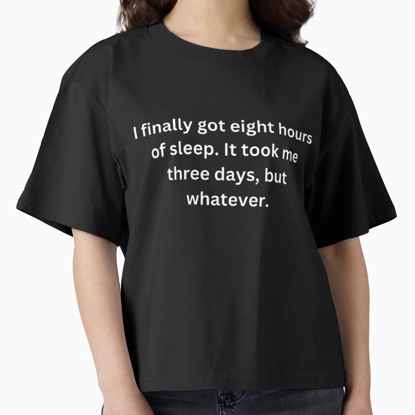 I finally got eight hours of sleep. by ED-TDesigns